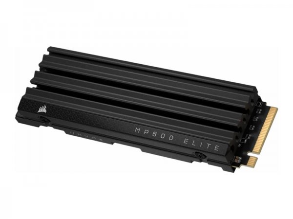 Corsair MP600 Elite NVMe SSD, PCIe 4.0 M.2 Typ 2280 - 1 TB mit Kühlkörper - NVMe SSD im 2280 Format