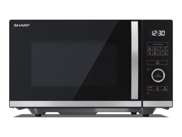 Sharp YC-QS254AE-B microwave Countertop Solo 25 L Black Stainless