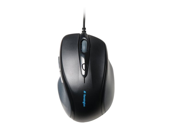 Kensington Mouse Pro Fit di dimensioni standard con cavo - Ottico - USB tipo A - 2400 DPI - Nero