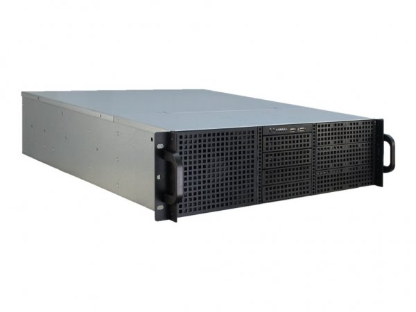 Inter-Tech 3U-30255 - Supporto - Server - Nero - Stainless steel - ATX - micro ATX - Mini-ITX - SSI