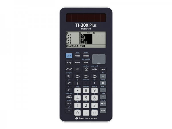 TI TI-30X Plus MathPrint - Tasca - Calcolatrice scientifica - 16 cifre - Batteria/Solare - Nero