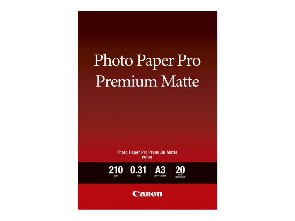 Canon Carta fotografica Premium Matte PM-101 A3 Plus - 20 fogli - A3+ - 20 fogli