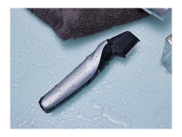 Panasonic ER-GK60 - Regolabarba - Viso e corpo - Lama verticale - 3 Pettini accessori - Wet&Dry - Ne