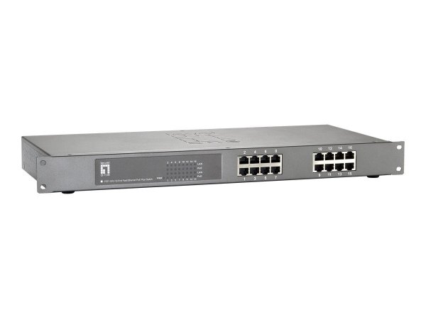 LevelOne FEP-1612 - Switch - 16 x 10/100 (PoE)
