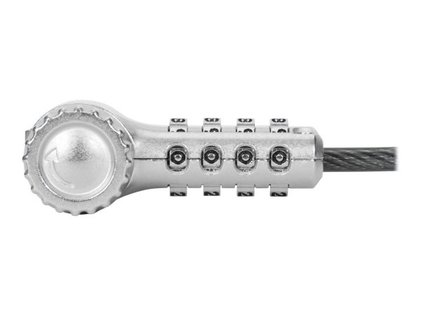 Targus ASP96GLX-S - 2 m - Blocco di combinazione - Acciaio galvanizzato - Argento