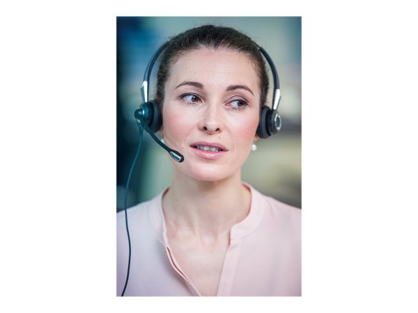 Jabra BIZ 2400 II - Cablato - Ufficio - 77 g - Auricolare - Nero - Argento