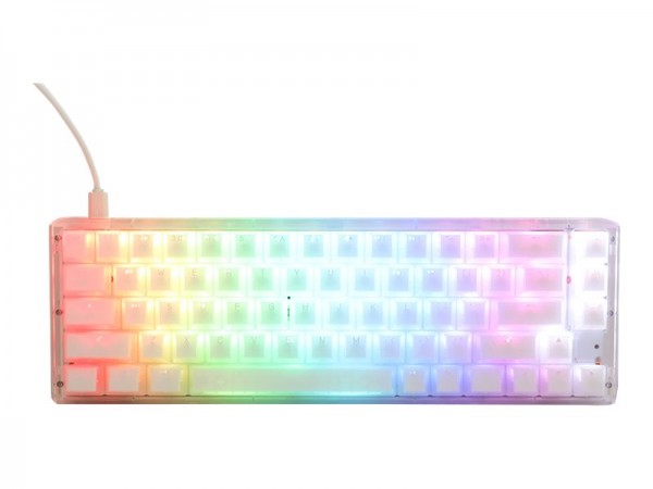 Ducky One 3 Aura White SF Gaming Tastatur RGB LED - MX-Brown - Tastiera - QWERTZ