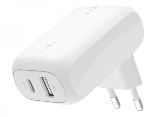 Belkin BoostCharge - Netzteil - 42 Watt - PD 3.0 - 2 Ausgabeanschlussstell...