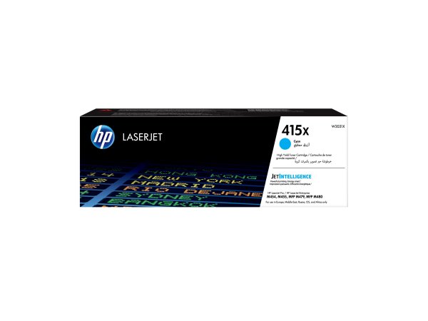 HP Cartuccia toner ciano originale LaserJet 415X ad alta capacità - 6000 pagine - Ciano - 1 pz