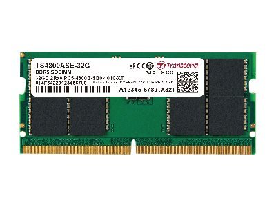 Transcend JetRam JM4800ASG-8G - 8 GB - 1 x 8 GB - DDR5 - 4800 MHz - 262-pin SO-DIMM