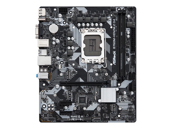 ASRock B760M-Hdv M 2 B760MHDV 2 2 2 D4 Intel - Scheda madre - Intel Sockel 1700 (Core i)