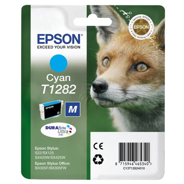 Epson T1282 - - Cyan - original - Blisterverpackung - Originale - Cartuccia di inchiostro