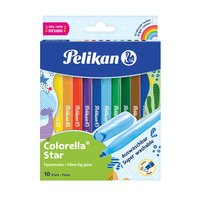 Pelikan 822299 - 10 colori - Nero - Blu - Marrone - Verde - Azzurro - Verde chiaro - Arancione - Vio
