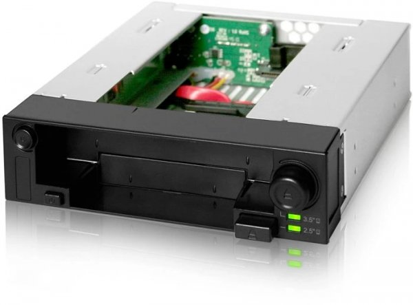 Icy Dock DuoSwap - Nero - 6 Gbit/s - 42 mm - 178,2 mm - 147,8 mm - 621 g