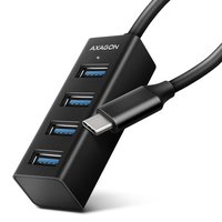 AXAGON HUE-M1C - USB 3.2 Gen 1 (3.1 Gen 1) Type-C - USB 3.2 Gen 1 (3.1 Gen 1) Type-A - 5000 Mbit/s -
