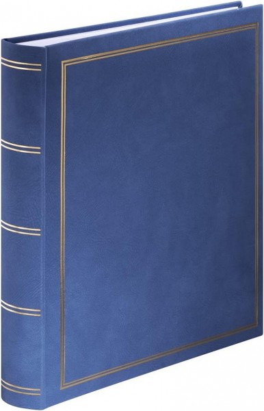 Hama London - Blu - 80 fogli - 10 x 15 - Rilegatura all'inglese - Poliuretano - 340 mm