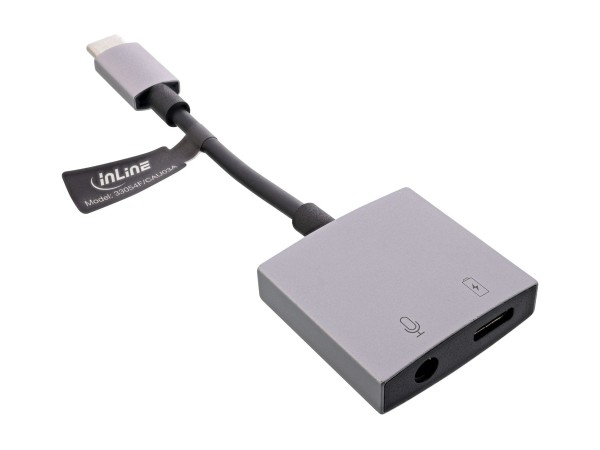 InLine Adattatore audio USB-C - da USB-C a Jack da 3,5 mm + PD 30W