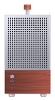 Jonsbo T6 PC Gehäuse Mini-Tower Mini-ITX Tempered Glass Holz - silber - Midi/minitower - Mini-ITX
