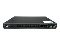 LevelOne Switch 28x GE IGU-2872 4x2.5GbE 16x1.25GbE SFP - Interruttore - Vetroresina (lwl)