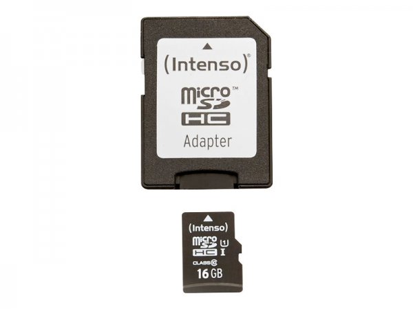 Intenso 16GB microSDHC - 16 GB - MicroSDHC - Classe 10 - UHS-I - 90 MB/s - Class 1 (U1)