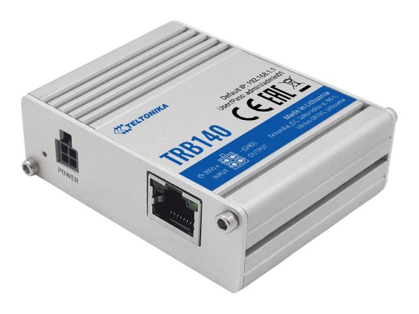 Teltonika TRB140 - 10,100,1000 Mbit/s - Cat6 - MiniSIM - 60 mm - 70 mm - 18 mm