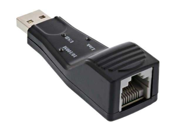 InLine Adattatore di rete Lan Fast Ethernet USB 2.0 - 1x RJ45 10/100MBit