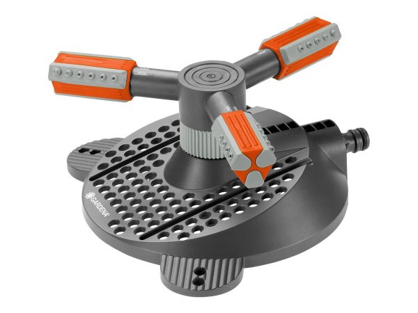 Gardena 2062-20 - Spruzzatore d'acqua circolare - 310 m² - Nero - Arancione