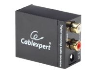 Gembird DSC-OPT-RCA-001 Audio Converter Digital to Analog SPDIF RCA Black - Adattatore - Audio/multi