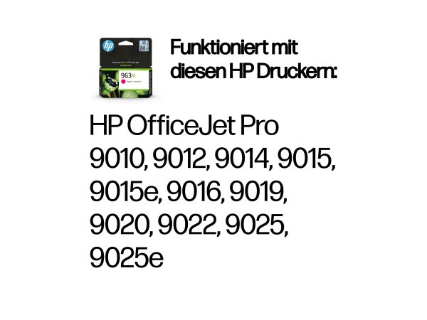 HP 963XL High Yield Magenta Original Ink - Originale - Cartuccia di inchiostro