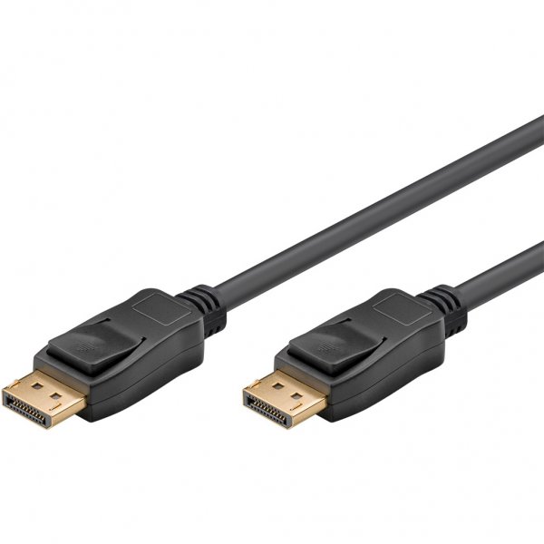 Goobay DisplayPort 1.4 Kabel schwarz - Cavo - Digitale/display/video