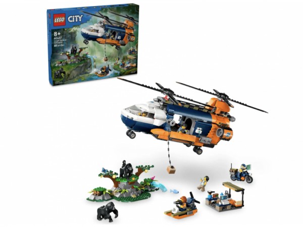 LEGO 60437 City Dschungelforscher-Hubschrauber