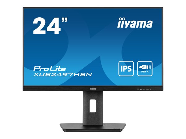 Iiyama 24 XUB2497HSN-B2 HDMI DP USB USB-C - Schermo piatto (tft/lcd) - 60,5 cm