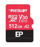 PATRIOT Memory EP A2 Speicherkarte MicroSDXC V30 U3 Klasse 10 PEF512GEP32MCX - Extended Capacity SD