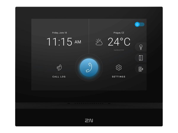 2N Telecommunications Indoor View Innenstation mit WLAN schwarz