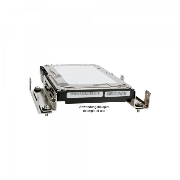InLine Adattatore antivibr. mont. Hard Disk da 3,5" in Slot Bay 5,25" - argento