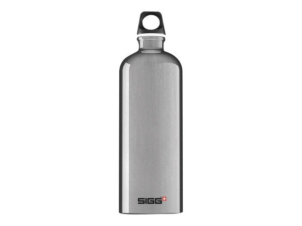 SIGG 1.0 L Traveller - 1000 ml - Alluminio - Tappo avvitabile - Plastica - Aluminium - 257 mm