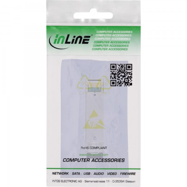 InLine Modulo SFP+ fibra ottica 850nm multimodale con prese LC - 300m - 10Gb/s