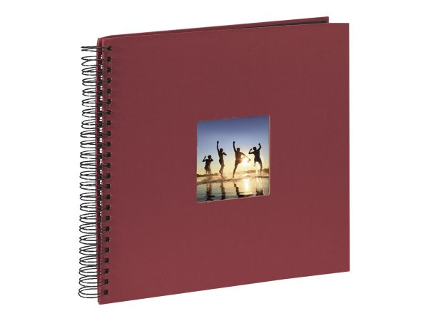 Hama Spiral Album "Fine Art" - burgundy - 34x32/50 - Rosso - 300 fogli - 10 x 15 - 13 x 18 - 50 fogl