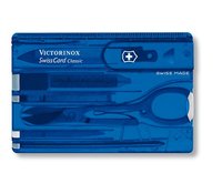 Victorinox SwissCard Classic - Blu - Trasparente - ABS sintetico - 82 mm - 4,5 mm - 26 g