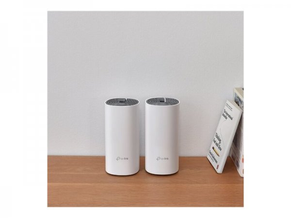 TP-LINK Deco E4 WiFi Mesh Router Ac1200 DualBand 2 Pack - Router - WLAN