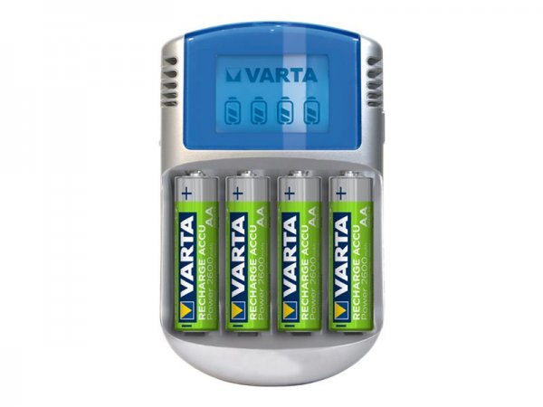 Varta LCD Charger - 2-4 Std. Batterieladegerät - (für 4xAA/AAA)