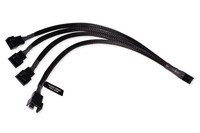 Alphacool 18683 - Cavo splitter RGB - Plastica - Nero - 4 piedini - 300 mm - 1 pz