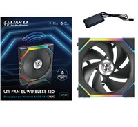 Lian Li UNI fan SL Wireless ARGB PWM Lüfter - 120 mm schwarz - Case fan - 28,5 dB