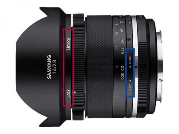 Samyang MF 2.8/14 MK2 Canon EF