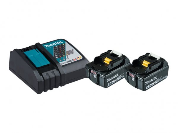 Makita 197490-7 - Set batteria e caricabatterie - Ioni di Litio - 4 Ah - 18 V - Makita - 2 pz