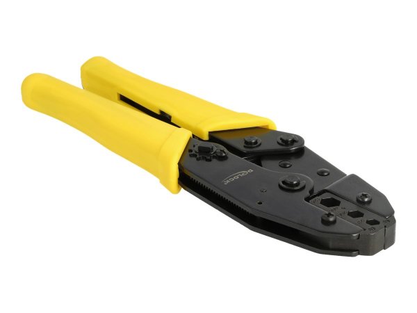 Delock Universelle Koax Crimpzange für 4 versch. Durchmesser