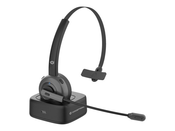 Conceptronic POLONA03BDA - Wireless - Ufficio - 0 - 20000 Hz - 150 g - Cuffie - Nero