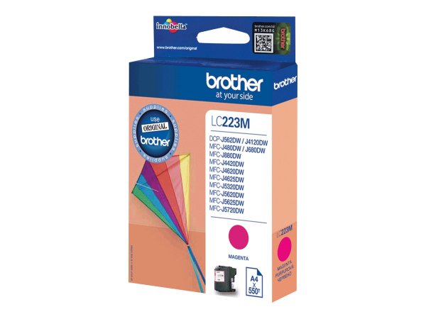 Brother LC223M - Magenta - 1 pz - 550 pagine - Confezione singola