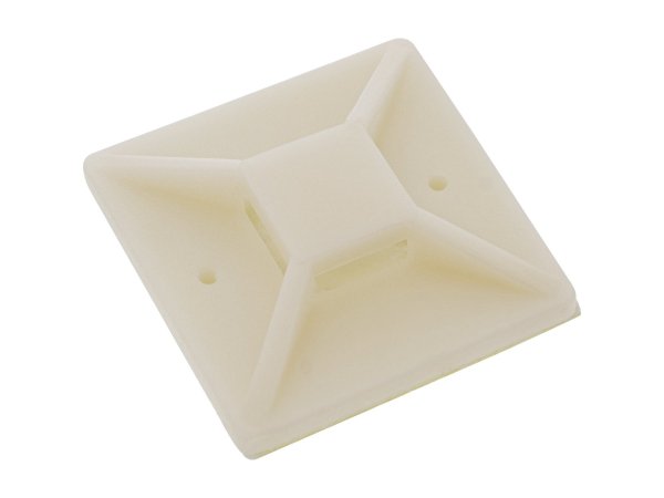 InLine Basette autoadesive 25x25mm per fascette da 4,8mm - neutra - 10pz
