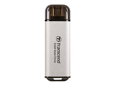 Transcend ESD300 - 512 GB - USB tipo-C - 1050 MB/s - 10 Gbit/s - Argento